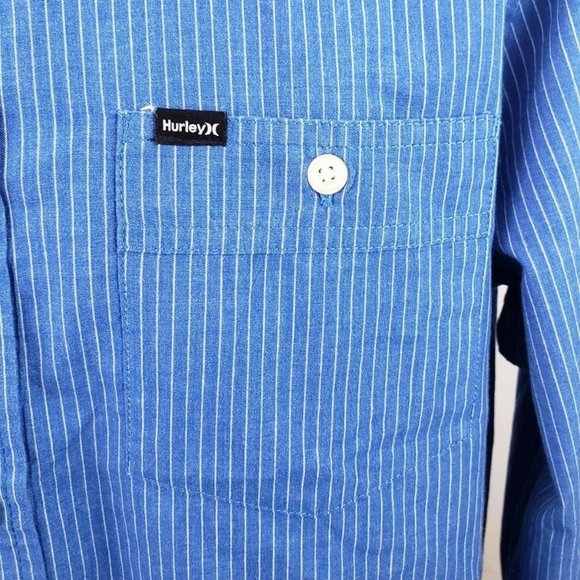Hurley Mens Long Sleeve Button Up Shirt Small - Picture 6 of 8